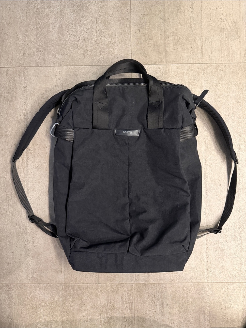 Bellroy Black Slim Utility Backpack